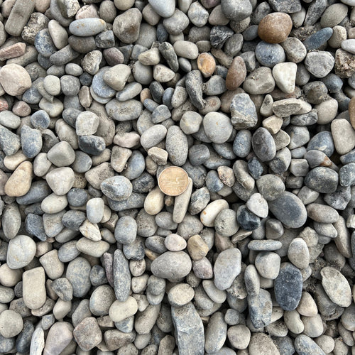 20mm Washed Round Rock Calgary – Smooth 20mm washed round rock for decorative landscaping, garden beds, tree rings, pathways, water features, drainage applications, and landscape borders. Bulk loose delivery available throughout Calgary and surrounding areas. Order online.