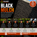 Black Mulch Calgary – Premium black landscape mulch for garden beds, tree rings, shrub beds, and landscape borders. Bulk loose delivery available throughout Calgary and surrounding areas. Order black mulch online.